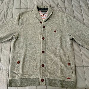 Ted Baker gray button cardigan